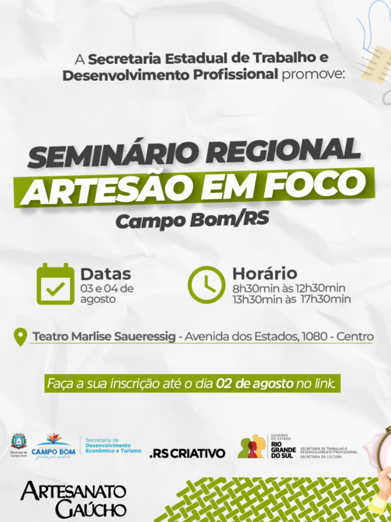 Card Artesão em Foco - Campo Bom