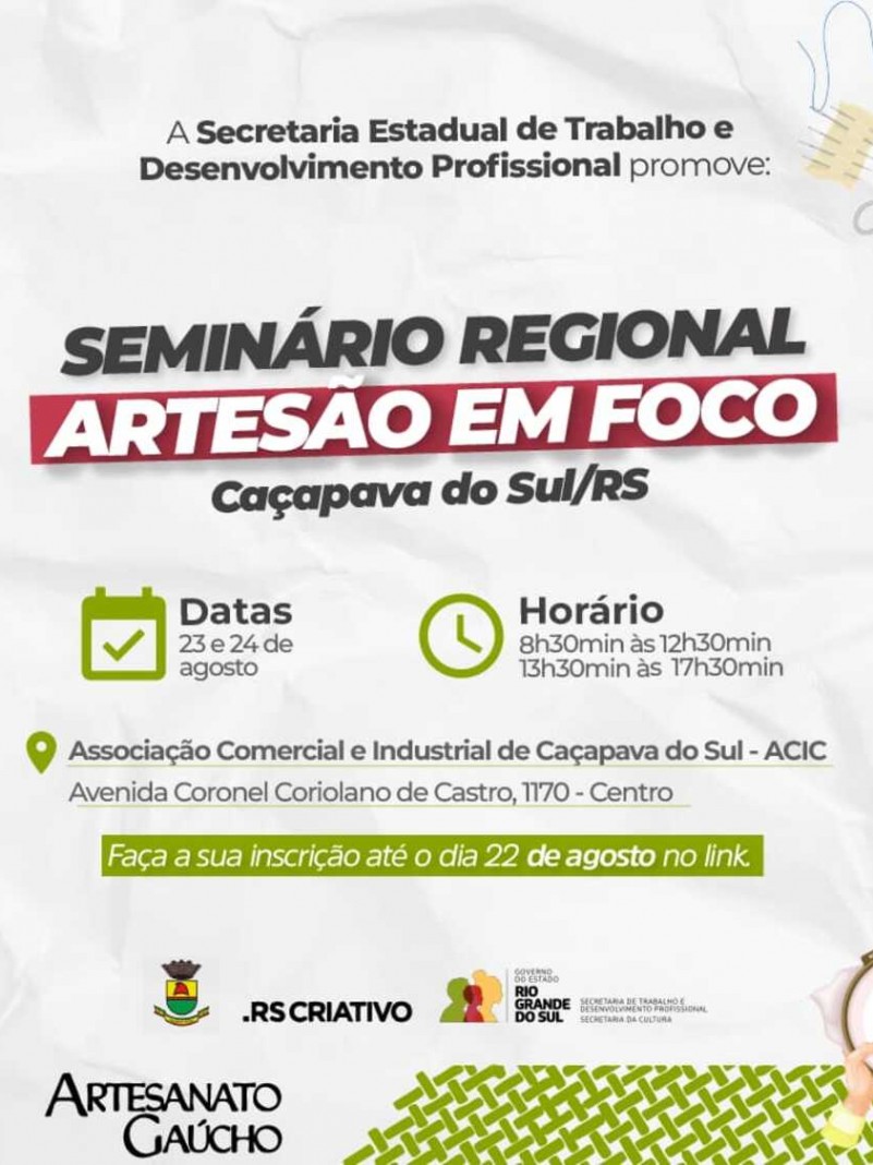 Artesão em Foco - Caçapava do Sul